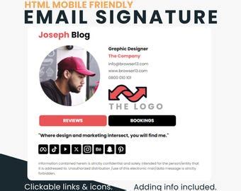 Image result for HTML Email Signature Designs