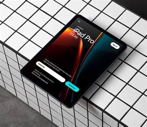 iPad Pro Psd Mockup Showcase Scene | Pixeden Club