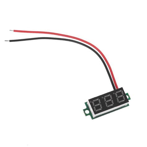 Digital Thermometer Module 0.28" LED Display Fitting for DS18B20 Temp