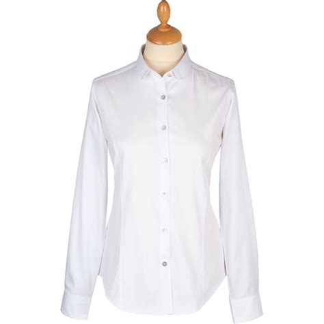 White Peter Pan Collar Shirt | Cordings US