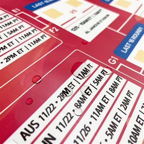 Buy World Cup 2022 Poster Qatar, Soccer Match Schedule Wall Chart ...