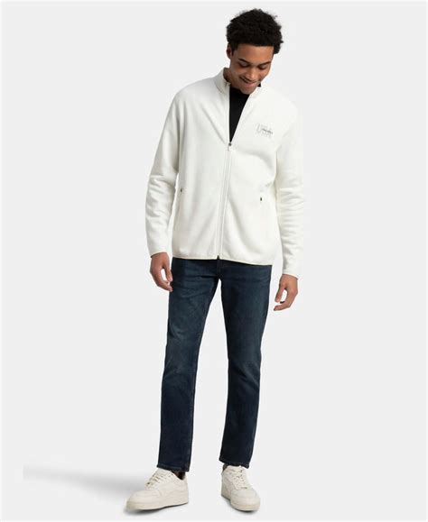 Buy Super Combed Cotton Rich Fleece Jacket with StayWarm Technology ...