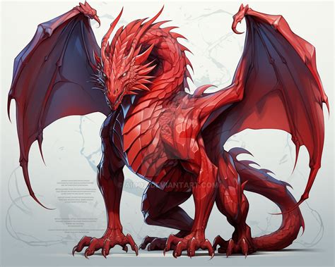 Red Dragon by Aiqoz on DeviantArt