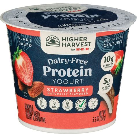Higher Harvest by H-E-B Dairy Free 10g Protein Yogurt – Strawberry ...