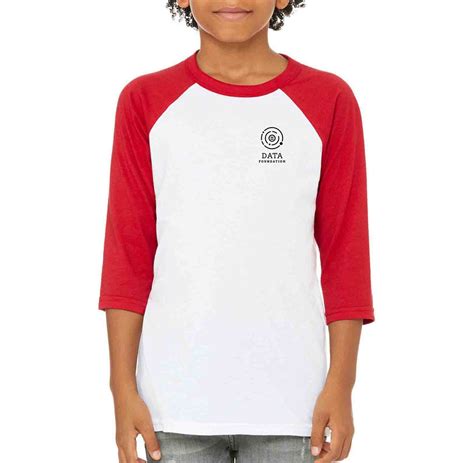 BELLA+CANVAS Youth Baseball T-Shirt - Custom Branded Promotional T ...