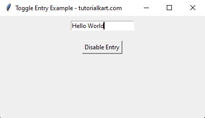 Image result for Python Button Tkinter Disable