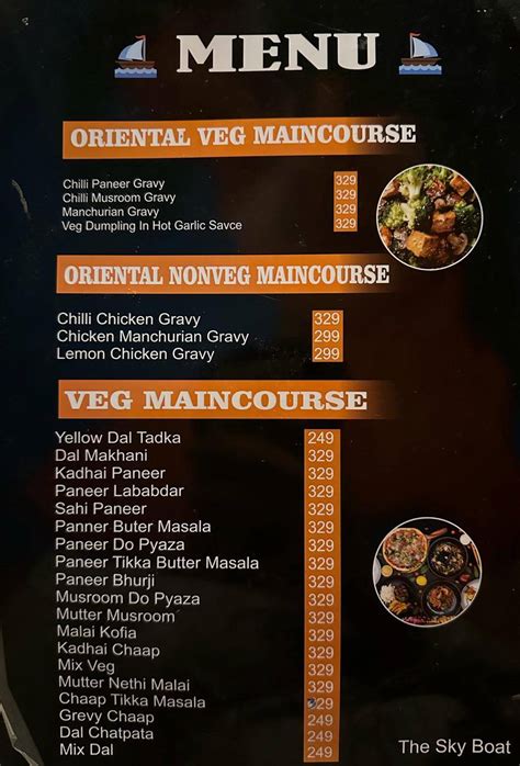 Menu at The Sky Boat, Noida, 4th Floor