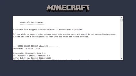 Minecraft Java Runtime Crash 的图像结果