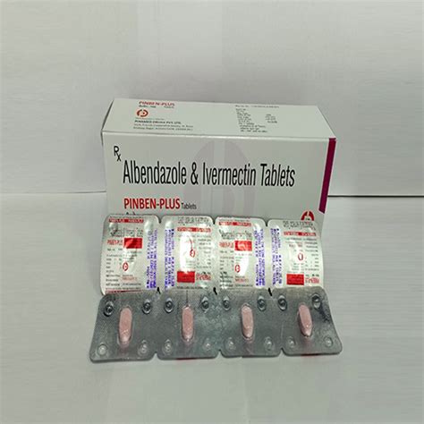 Pinben Plus - Albendazole & lvermectin Tablets - Pinamed Drugs Private ...