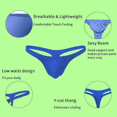 Buy Micro Modal Men Thong Brief in Blue online in India – Bruchiclub