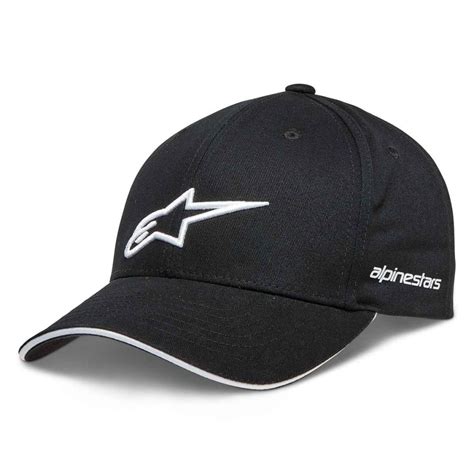 BONÉ ALPINESTARS ROSTRUM – Preto e Branco – JR Speed Racing