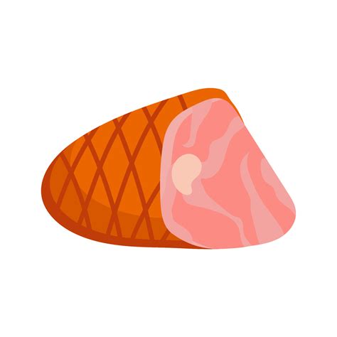 Cartoon Cooked Ham