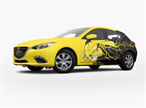 Pokemon Pikachu Character illustration Car Wrap by Capra Graphics on Dribbble