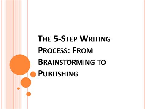 Image result for 5 Step Writing Process