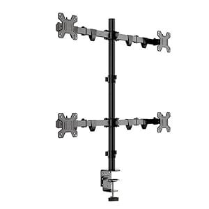 CARE CASE® 4 MONITOR DESK MOUNT, 17-27" HEAVY DUTY & FULLY ADJUSTABLE ...