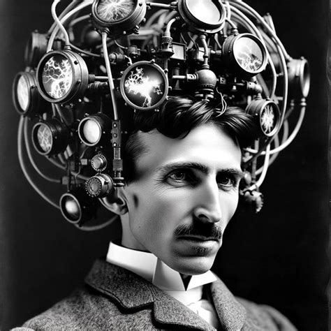 "Never before seen Nikola Tesla inventions" : r/dalle2