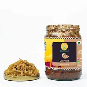 DesiAchar Homemade Oal/Elephant Yam Pickle - Bihari Traditional Recipe ...