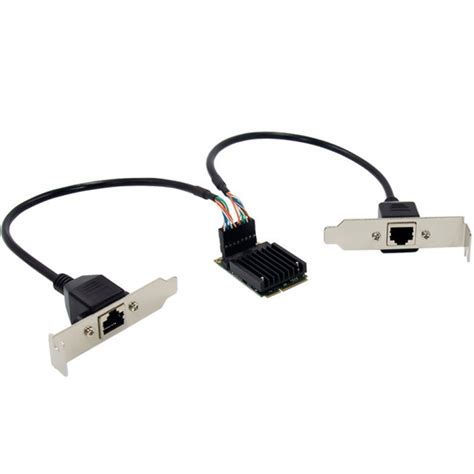 ST7251 MiniPCIE I350 Dual RJ45 Ports Server NIC 82583V, I350 Dual RJ45 ...