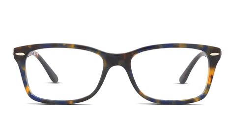 Ray-Ban RX5428 Tortoise/Blue Eyeglasses | Includes Free Rx Lenses ...