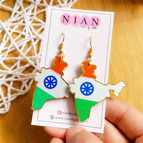 Jai Hind Earrings – Nian by Nidhi