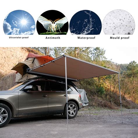 mitoharet 6.6FT x 8.2FT Car Side Awning,Roof Rack Car Awning,Auto ...