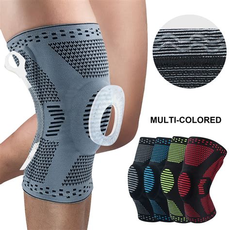 2 PACK Copper Knee Brace Support Compression Sleeve Guard Protection ...