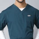 KNYA Active Men's 5-Pocket Scrub Suit | Set of Top & Bottom | Half ...