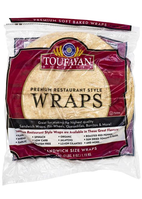 Whole Wheat Wrap Toufayan 12″ – Mediterranean Pita