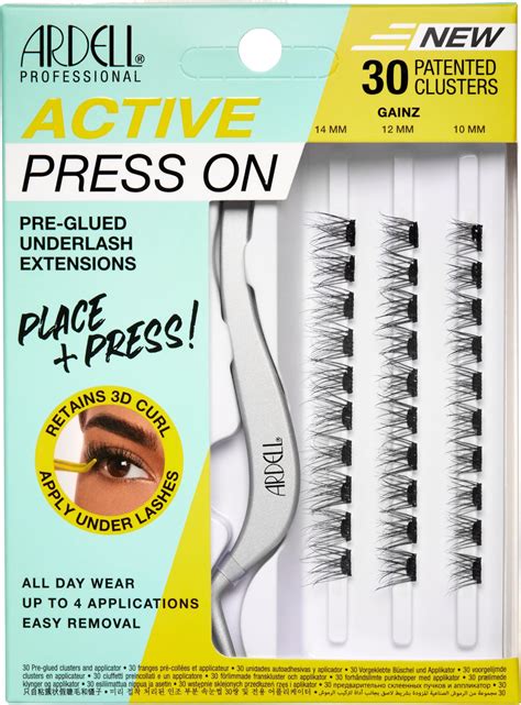 Amazon.com: Ardell Active Press on Underlash Clusters Pre-Glued ...