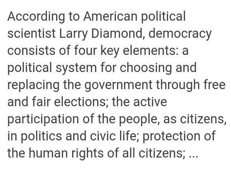whhat are three key features of democracy - Brainly.in