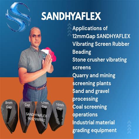 Vibrating Screen Rubber Beading Manufacturer, Supplier From Hyderabad ...