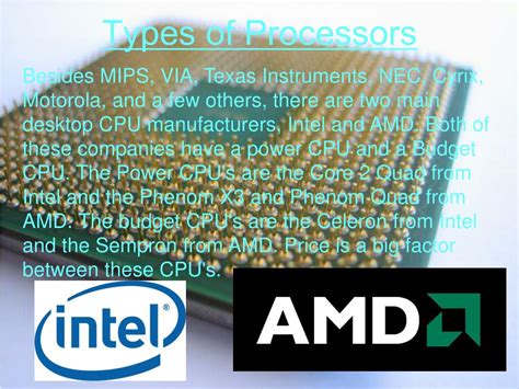 Image result for Type of Processors