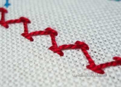 Image result for Chevron Stitch Tutorial