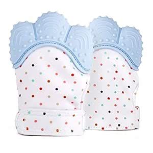 Buy Teri Beri Teething Mitten, Soft Food-Grade Silicone Teether Mitten ...