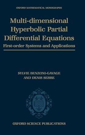 Buy Multi-dimensional hyperbolic partial differential equations: First ...