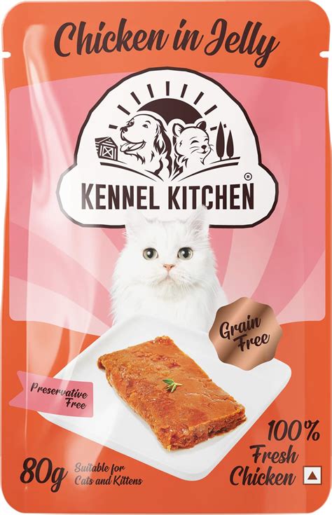 Kennel Kitchen Grain Free Wet Cat Food for Adults and Kittens, Chicken ...