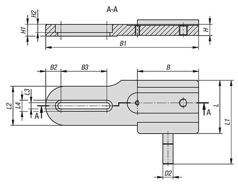Basic quick-action clamp, aluminium with extension | norelem