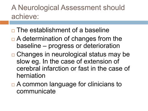 Neurological assessment For Nurses | PPTX
