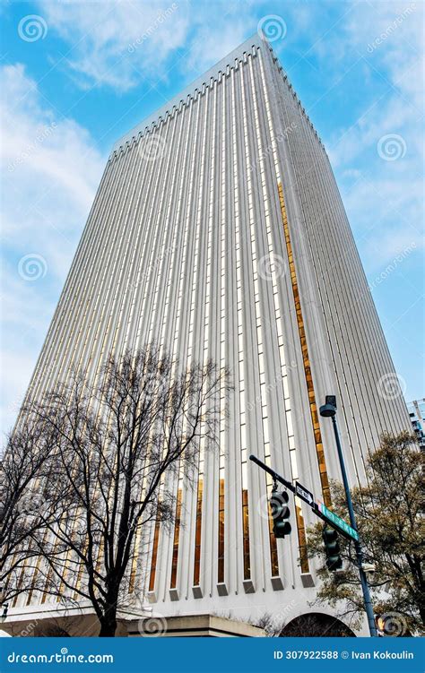 Charlotte Modern City Center Skyscraper Buildings at Sunset Stock Photo ...