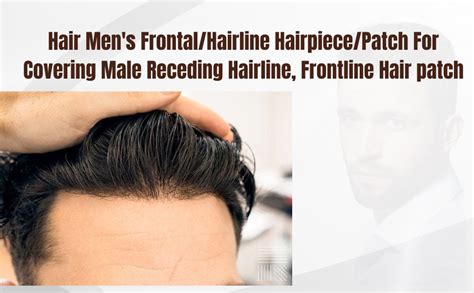 Akashkrishna Men's Hairline Toupee, 100% Natural Looking Men Frontal ...