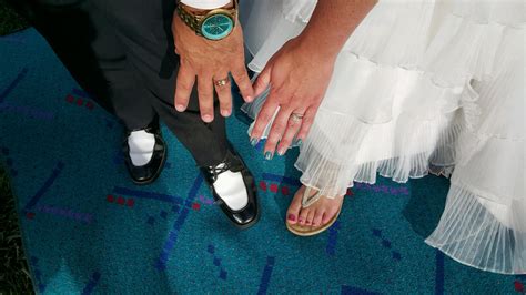 Pdx Carpet Wedding PDX's Beloved Teal Carpet Installed In Airport's