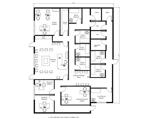 Medical Office Floor Plan - Office Team Building Activities