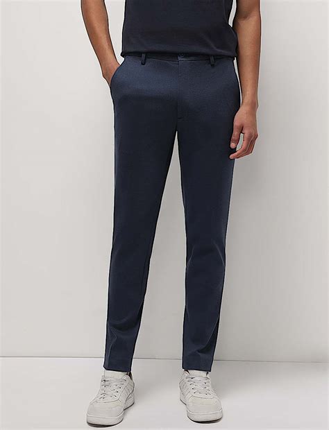 Buy Slim Fit Flat Front Formal Trousers at Marks & Spencer