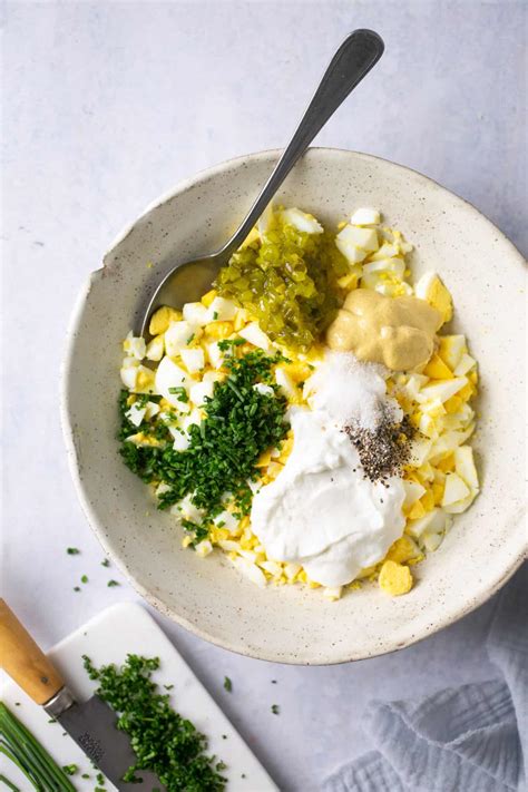 Low Calorie Egg Salad (Higher Protein, Lower Fat) | Lauren Fit Foodie