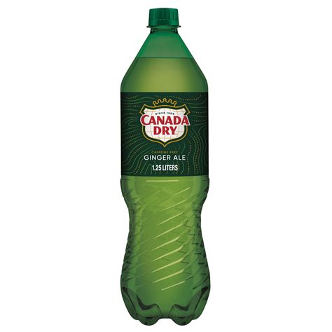 Canada Dry Caffeine Free Ginger Ale Soda Pop, 42.26 fl oz, Bottle ...