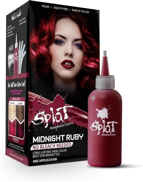 Amazon.com : Splat Vegan and Cruelty-Free Semi-Permanent Hair Color Dye ...