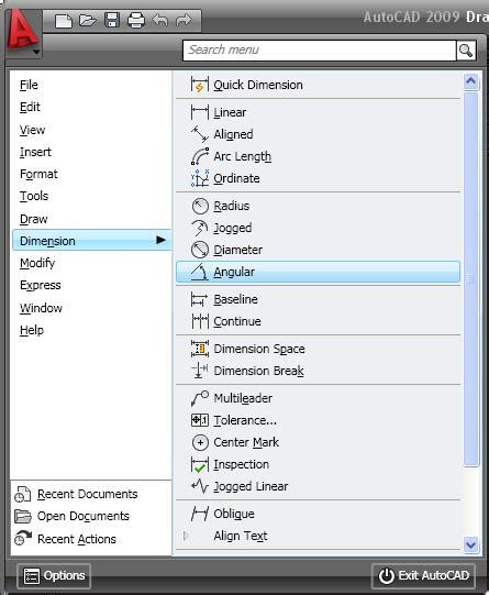 Image result for AutoCAD 2009 Menu Layout