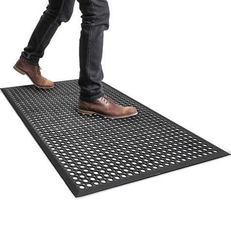 Outdoor Rubber Mat for Floor Anti-Fatigue Non Slip Restaurant Floor ...