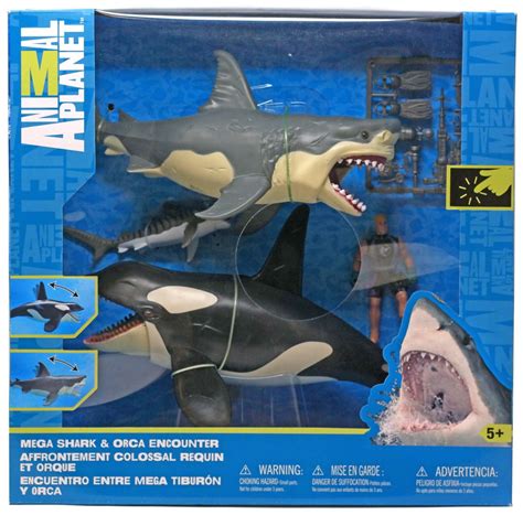 Buy Animal Planet Mega Shark & Orca Encounter Playset Online at Lowest ...