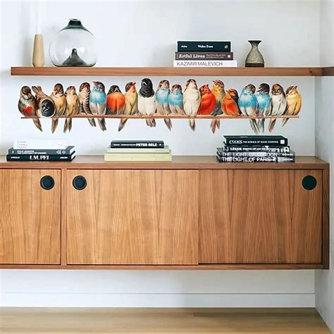 Cool Wallpapers 1Pcs Birds Wall Stickers, Removable 3D Birds Stickers ...